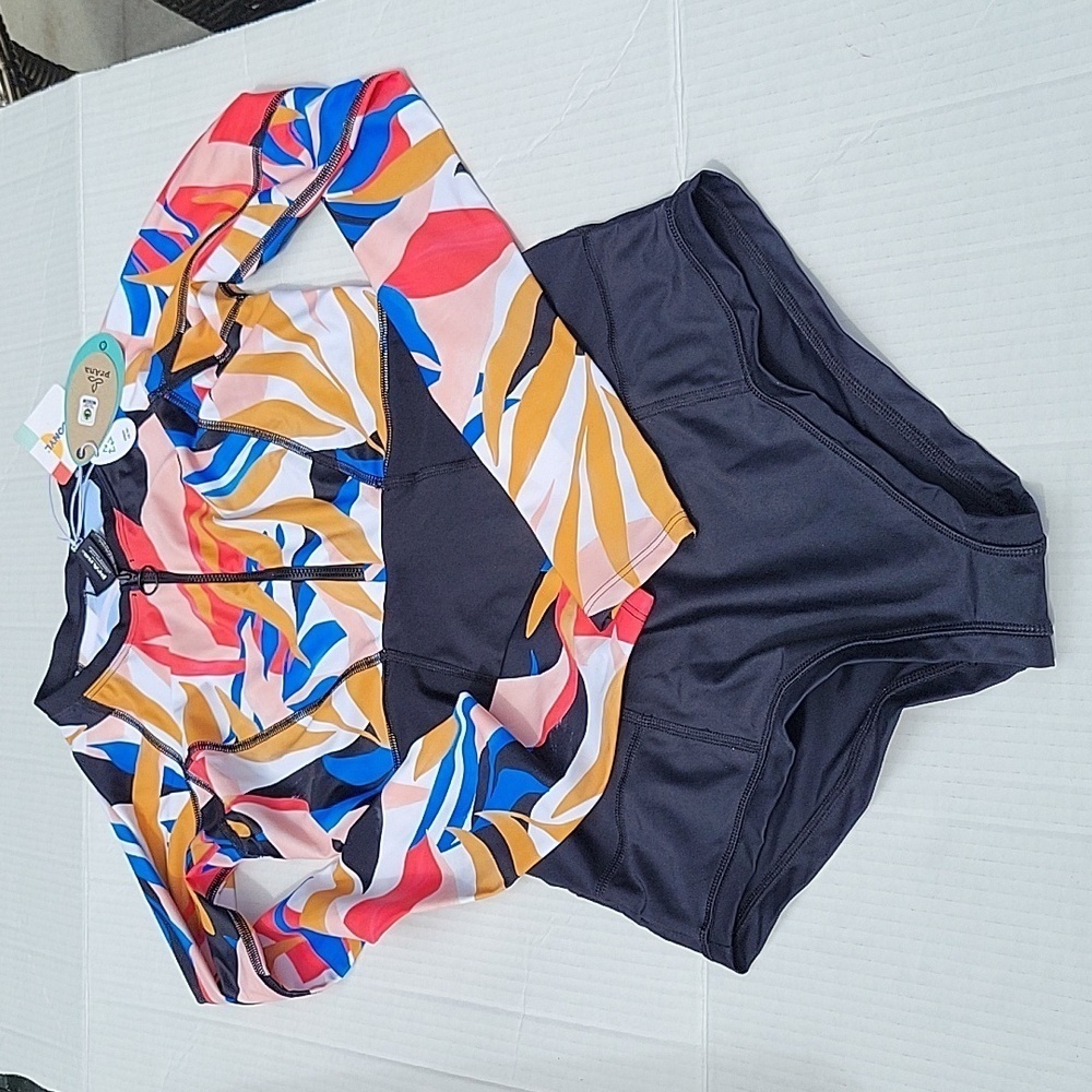 PRANA McKayla Long Sleeve One Piece Swimsuit S NWT - Picture 5 of 7